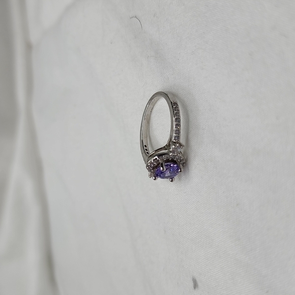 LAB CREATED ALEXANDRITE RING - Picture 7 of 10